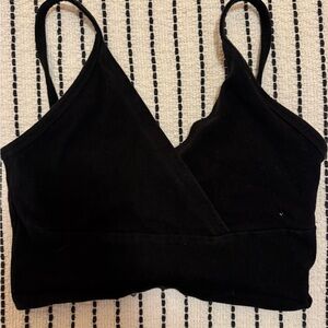 Brandy Melville Black Wrap Bralette